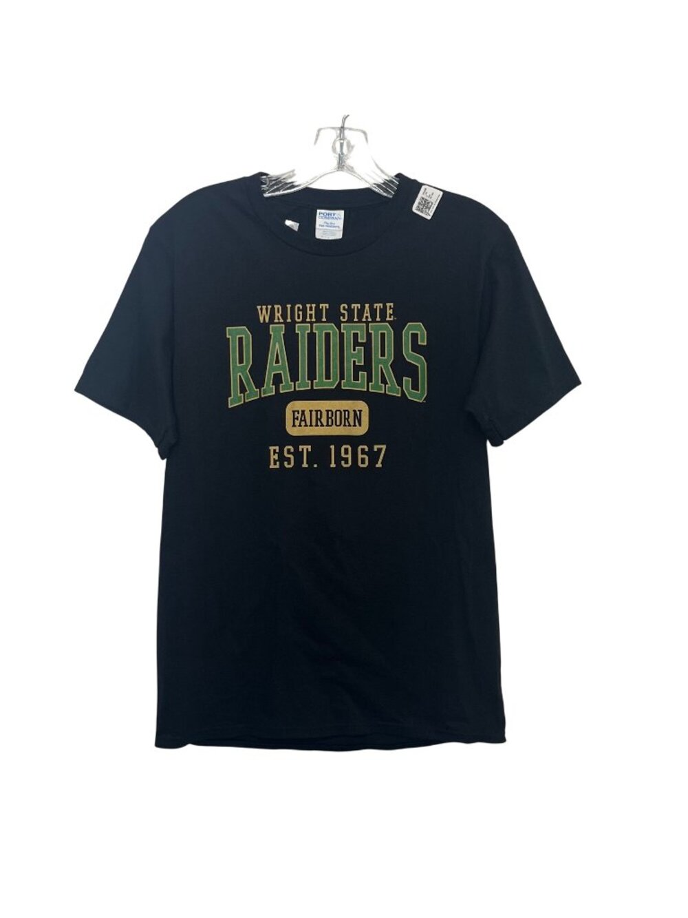 Wright State Raiders Tshirt Mens Small Black Port & Company Fanwear